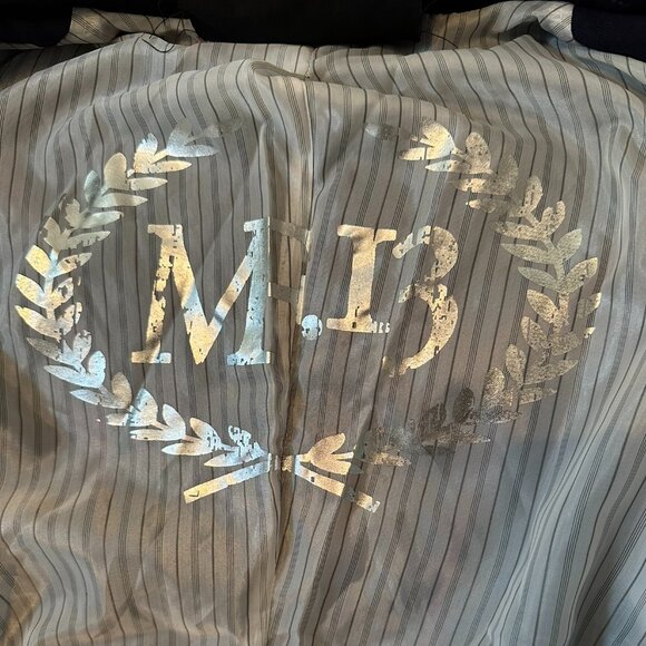 Millard Fillmore MF-13 Short Sleeve Navy Blue With Red Stitching Jacket W Sz M - Picture 11 of 13